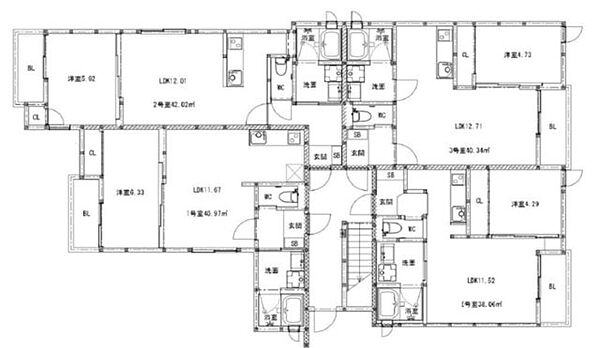 二日市南ＡＰ（仮） 102｜福岡県筑紫野市二日市南４丁目(賃貸アパート1LDK・1階・42.02㎡)の写真 その1