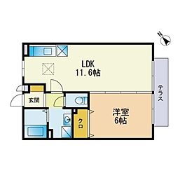 🉐敷金礼金0円！🉐アモーレ原田