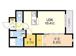 間取図画像 1SLDK
