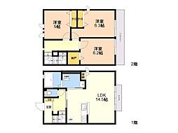 Ｖｒａｎｚ博多南1 1階3LDKの間取り
