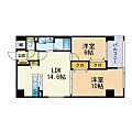 藤8番館8階13.4万円