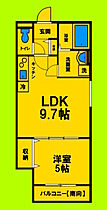 大阪府大阪市淀川区田川北2丁目（賃貸アパート1LDK・1階・34.34㎡） その2