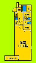 兵庫県尼崎市浜田町1丁目（賃貸アパート1K・3階・32.22㎡） その2