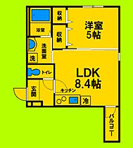 兵庫県尼崎市立花町2丁目（賃貸アパート1LDK・1階・33.28㎡） その2