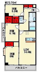 間取図画像 3LDK