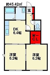 シャーメゾン朽網 C棟 1階/102