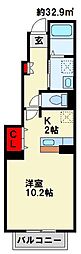 クレルS 1Kの間取図画像