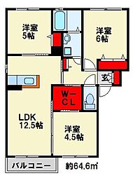グリーンタウン B棟 2階