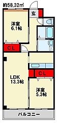物件の間取り
