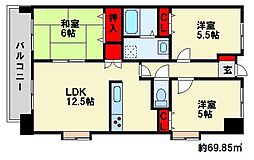 北九州都市モノレール小倉線 徳力公団前駅 徒歩1分