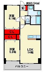 物件の間取り
