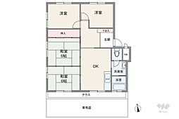 間取図画像 4DK