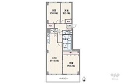 間取図画像 3LDK