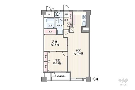 3DK 間取り