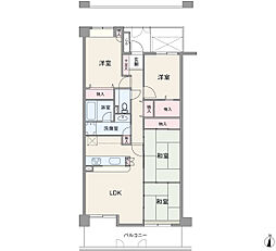 グランドメゾン芦屋岩園 4LDKの間取図画像