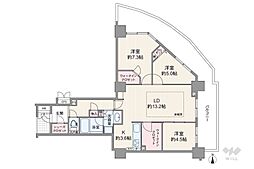 間取図画像 3LDK