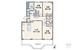 間取図画像 3LDK