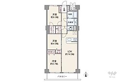 間取図画像 3LDK