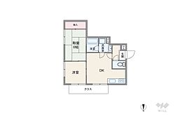 間取図画像 2DK