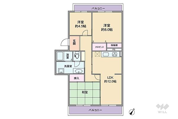 間取りを拡大表示
