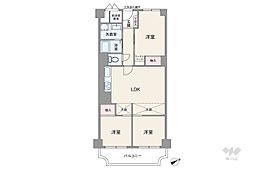 間取図画像 3LDK