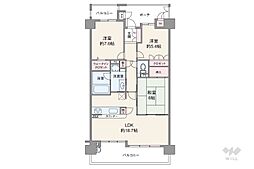 間取図画像 3LDK