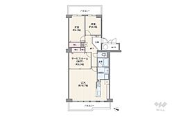 間取図画像 2SLDK