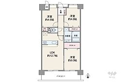 間取図画像 3LDK