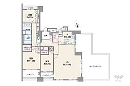 グランドメゾン万博公園南 3LDKの間取図画像