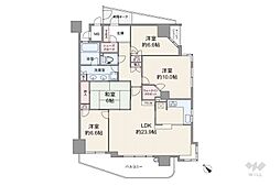 千里山東アーバンライフ 4LDKの間取図画像