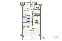 エンゼルブレッサ千里藤白台 3LDKの間取図画像