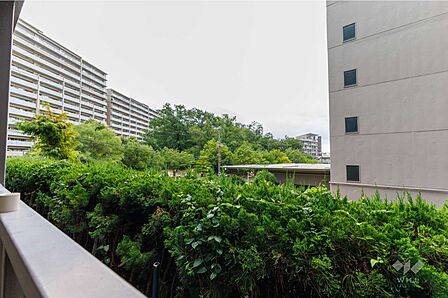 バルコニーからの眺め（北東方向）［2026年8月12日撮影］