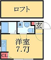 千葉県千葉市中央区末広３丁目（賃貸アパート1R・2階・19.33㎡） その2