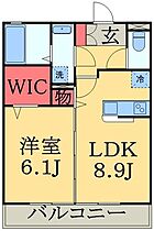 千葉県千葉市中央区浜野町（賃貸アパート1LDK・2階・40.07㎡） その2