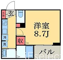 千葉県千葉市中央区末広４丁目（賃貸マンション1K・2階・25.87㎡） その2