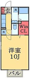JR外房線 鎌取駅 徒歩7分の賃貸アパート 1階1Kの間取り