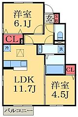 物件の間取り