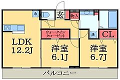物件の間取り