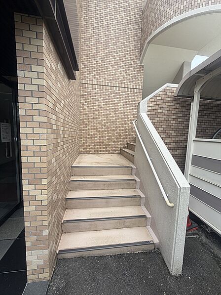 外階段写真。