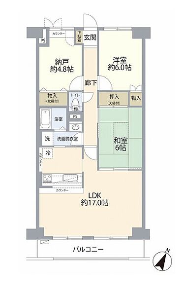 間取りを拡大表示