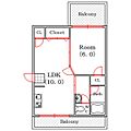第三難波マンション2階7.9万円