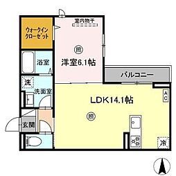 間取図画像 1LDK