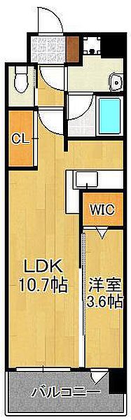 オーヴィジョンＱＵＬＡＳ小倉金田 ｜福岡県北九州市小倉北区金田1丁目(賃貸マンション1LDK・3階・36.50㎡)の写真 その2
