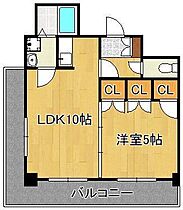 ロイヤルセンターＢＬＤ．  ｜ 福岡県北九州市小倉北区竪町1丁目（賃貸マンション1LDK・8階・33.00㎡） その2