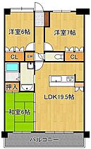 シャトレ大手町Ｓ棟  ｜ 福岡県北九州市小倉北区大手町（賃貸マンション3LDK・10階・81.78㎡） その2