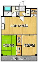 フレール清水  ｜ 福岡県北九州市小倉北区清水4丁目（賃貸マンション2LDK・2階・52.17㎡） その2