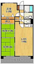 菊竹ビル金鶏  ｜ 福岡県北九州市小倉北区金鶏町（賃貸マンション3LDK・5階・68.04㎡） その2