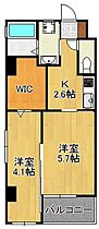 マーベラスハイム  ｜ 福岡県北九州市小倉北区井堀2丁目（賃貸マンション2K・5階・35.87㎡） その2