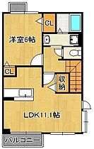 サンリット　スクエア  ｜ 福岡県北九州市小倉北区篠崎2丁目（賃貸アパート1LDK・2階・46.09㎡） その2