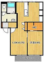 ヒルサイド都  ｜ 福岡県北九州市小倉北区都2丁目（賃貸アパート2LDK・2階・50.78㎡） その2